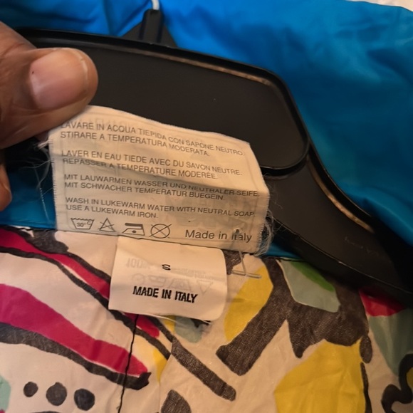 AVVENTURA BY SORRY The Big Jump Hooded Windbreaker Jacket Men’s Small Made Italy - Picture 5 of 11